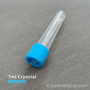 Cryovial 7 ml di auto-eccezionale con capitalizzazione